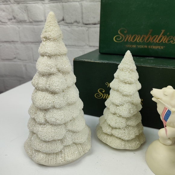 Snowbabies Its a Grand Old Flag Show your Stripes Frosty Forest Lot Dept 56 Lot - Picture 3 of 16